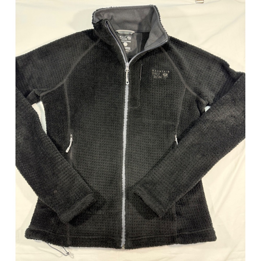 Mountain Hardwear Monkey Woman Polartec Fleece Jacket Black Full Zip Womens M
